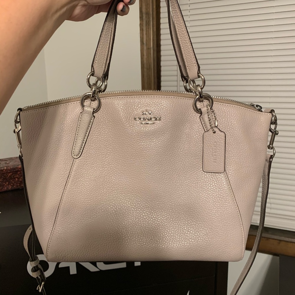 Coach Kelsey Satchel Grey Birch